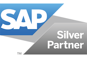 SAP Silver Partner logo, Official UK parters Influential Software Services Ltd