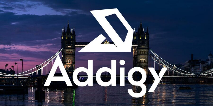 Addigy logo over image of London - Take the first Addigy training in the UK & Europe