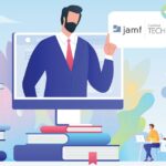 Jamf Pro remote courses represented by online learning graphic