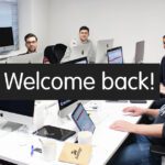 Students at our Apple training centre, showing the classrooms reopening on June 22