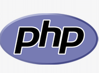 PHP logo. Representing Influential Software Services PHP software development solutions: a flip-card image