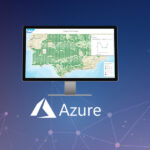 Azure logo with SAP HANA dashboard, representing SAP HANA integration with Azure Logic Apps