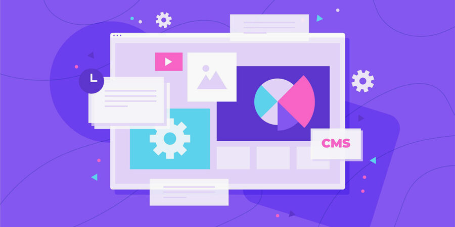 CMS dashboard representing the decisions made choosing the right CMS