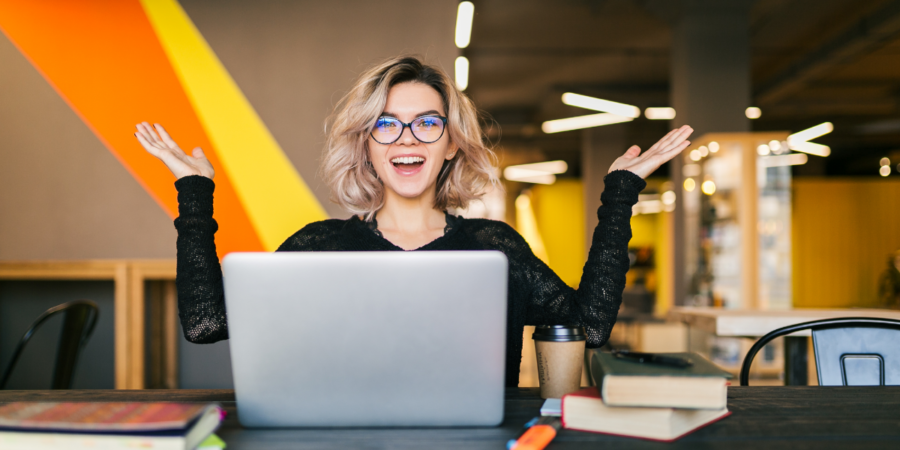 a women working up a laptop representing one of our influential women in tech