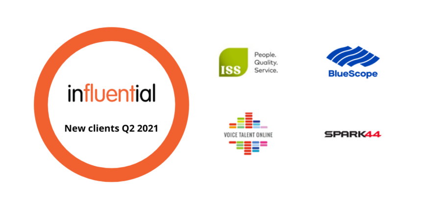 Our new Influential Software clients in Q2 2021