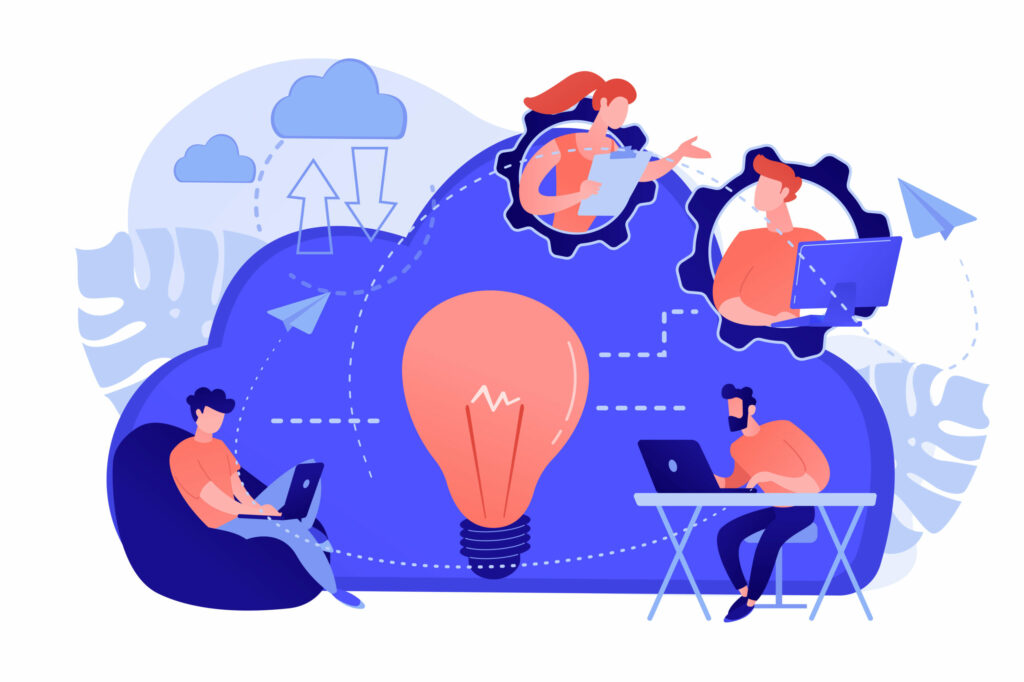 Brainstorm ideas with team