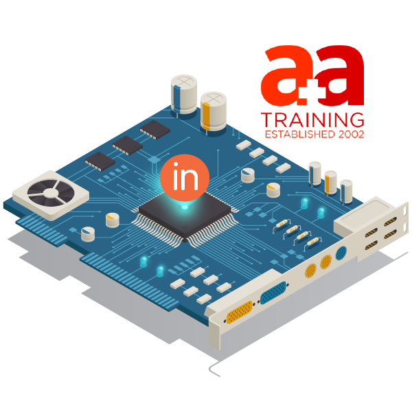 portal solutions A graphic of computer hardware with the a&a training logo above, representing our portal solutions