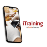 Graphic of itraining courses, representing the move to influential training