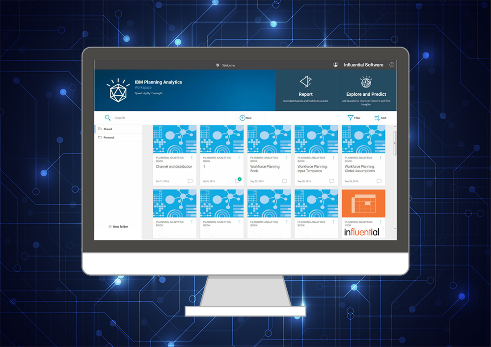 IBM Planning Analytics website - Influential Software