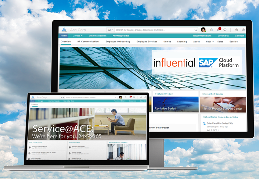 SAP Cloud Platform website - Influential Software news