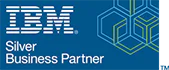 IBM Silver Business Partner logo - Official UK partners Influential Software Services